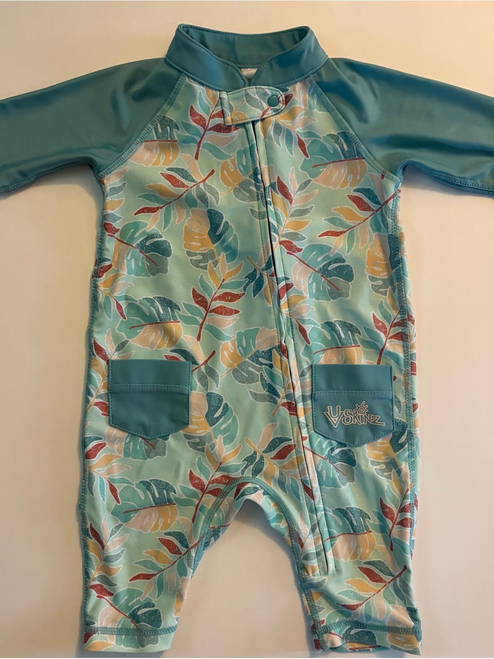 UV Skinz Baby Rashguard/Swimsuit & Hat 3-6M
